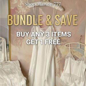 Buy any 3 of my Items and get 1 Freebie